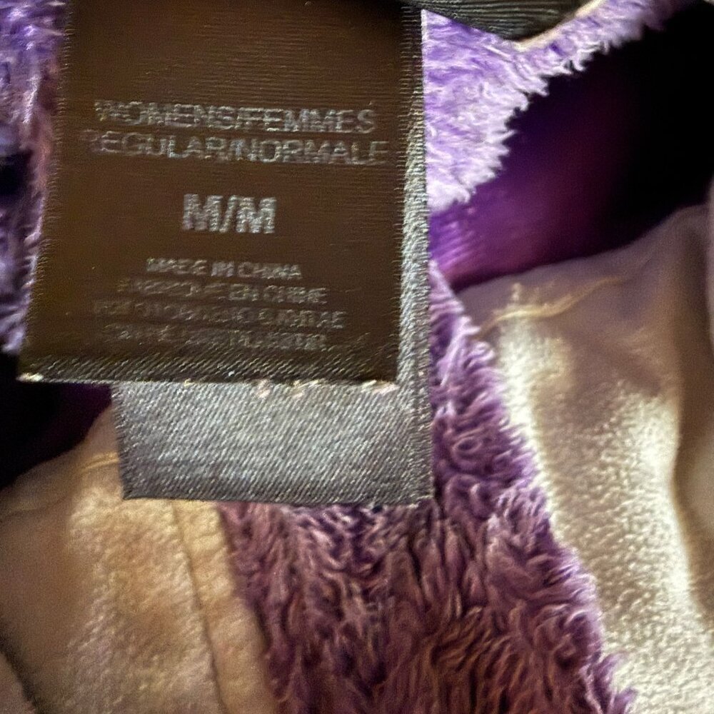 The North Face Women’s Osito‎ Jacket M Purple Plush Fleece EUC - Picture 5 of 10
